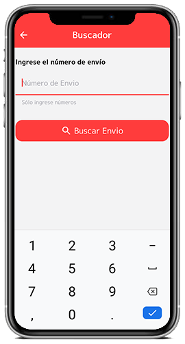 Pantalla de Busqueda